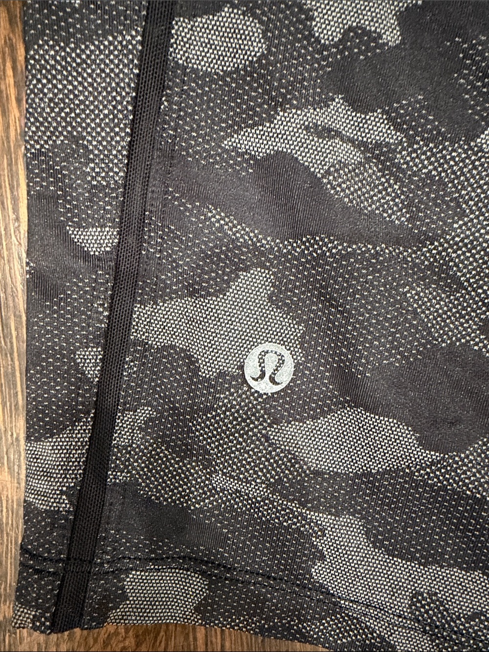 Lululemon Men's Pace Breaker 9” Lined Short Black Camo Performance Shorts - Picture 2 of 9